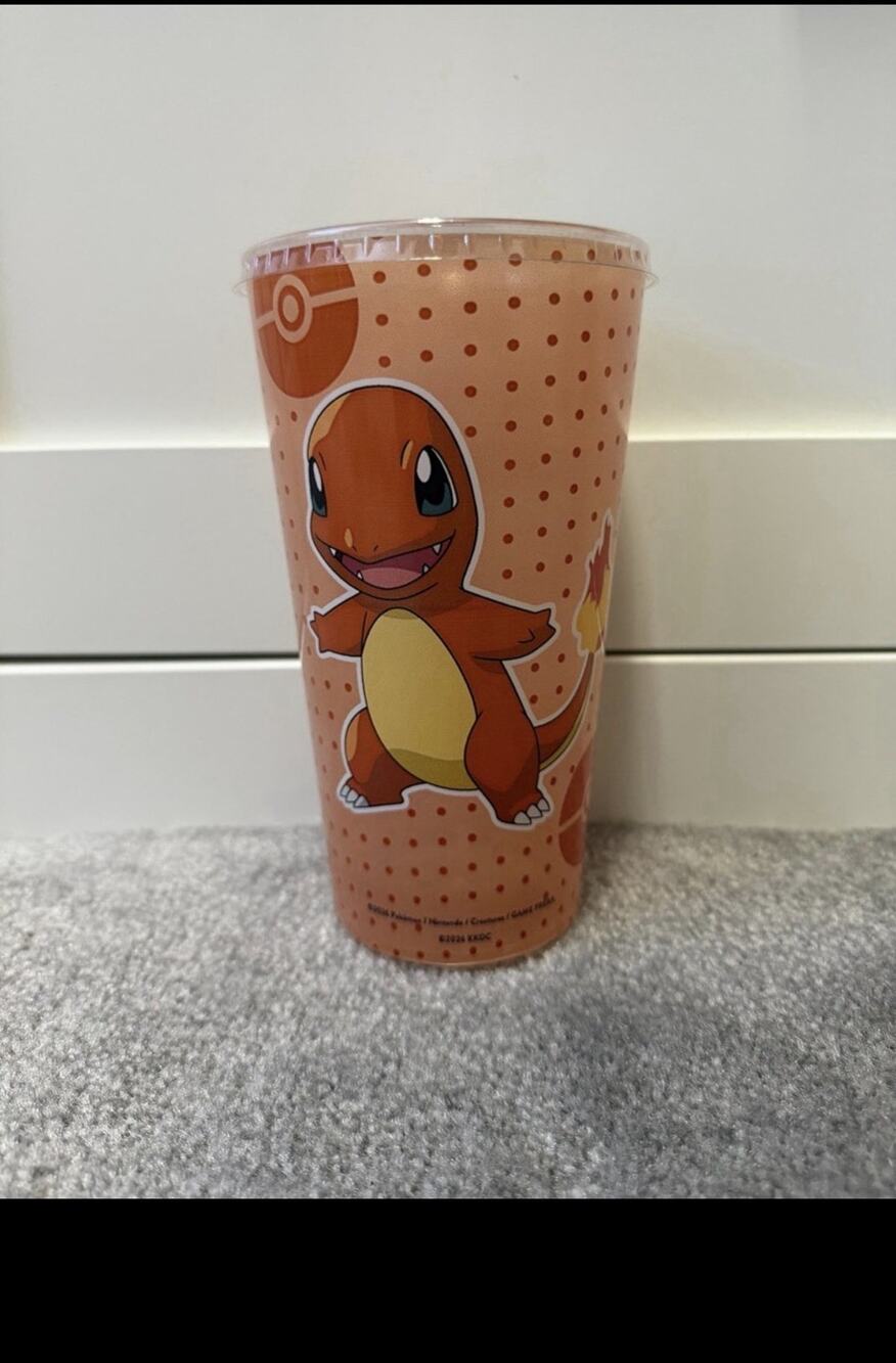 Krispy Kreme X Pokemon Charmander Limited Edition Cup - Clean Cup